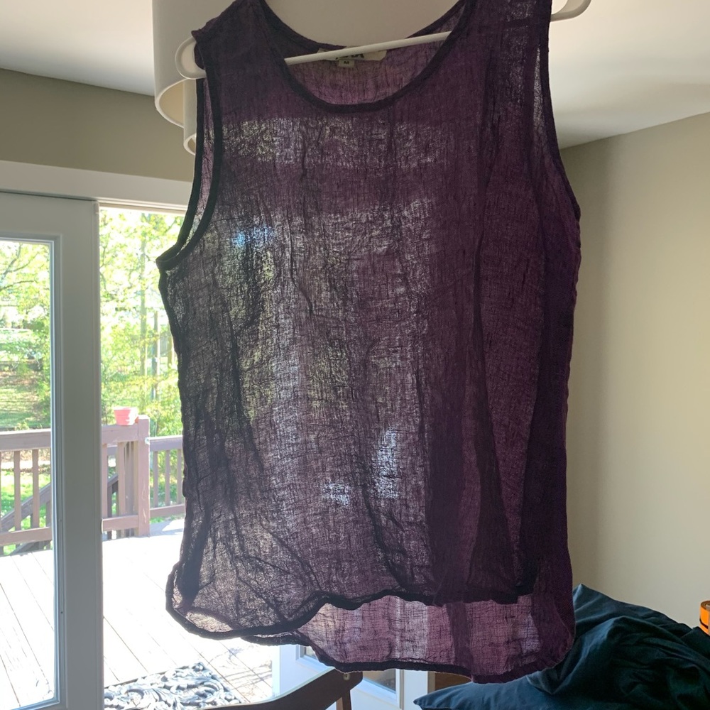 Purple summer blouse